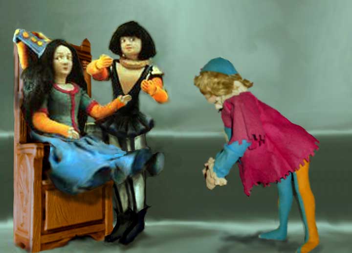 Early Lenci dolls: Prince Lady and Minstrel